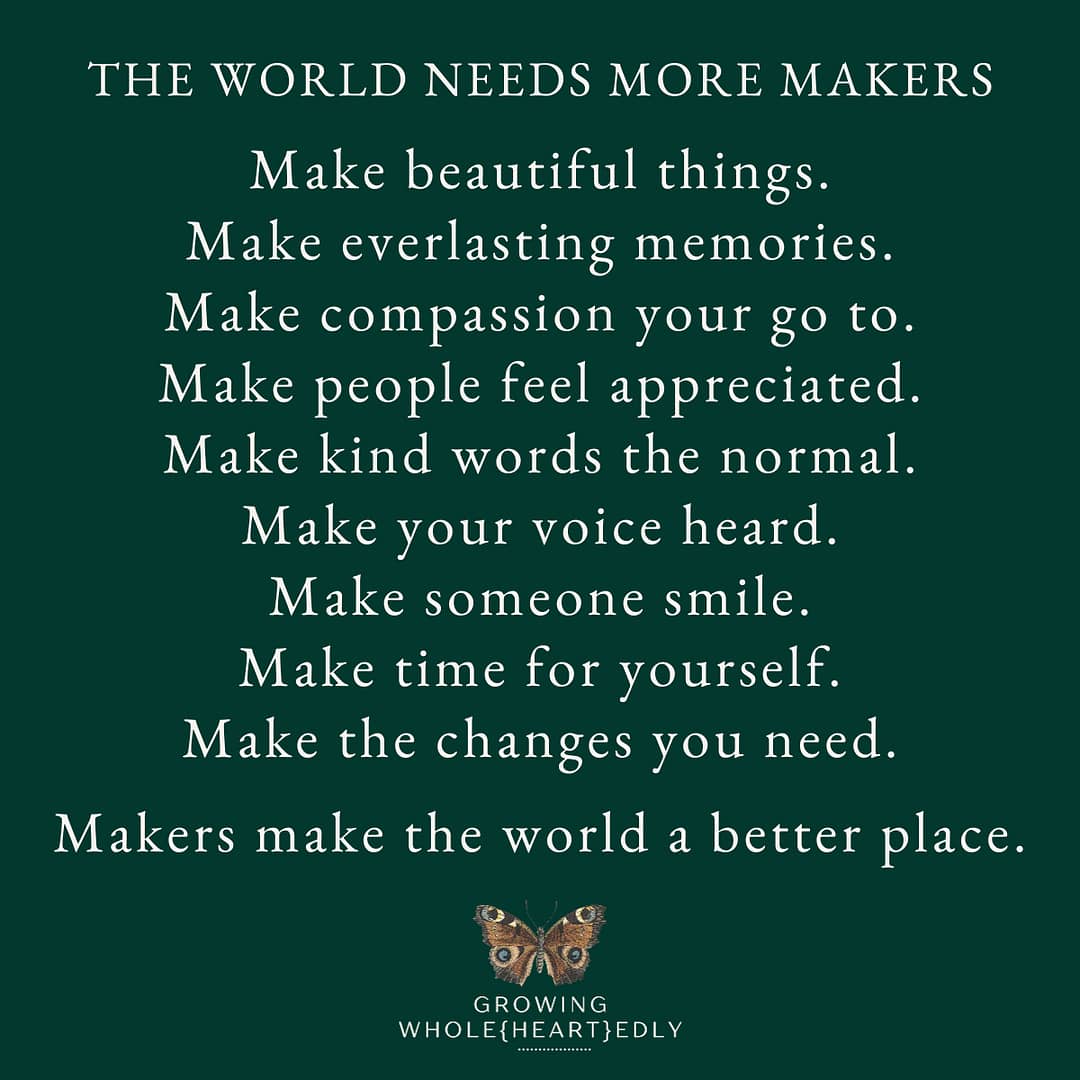 The need for makers